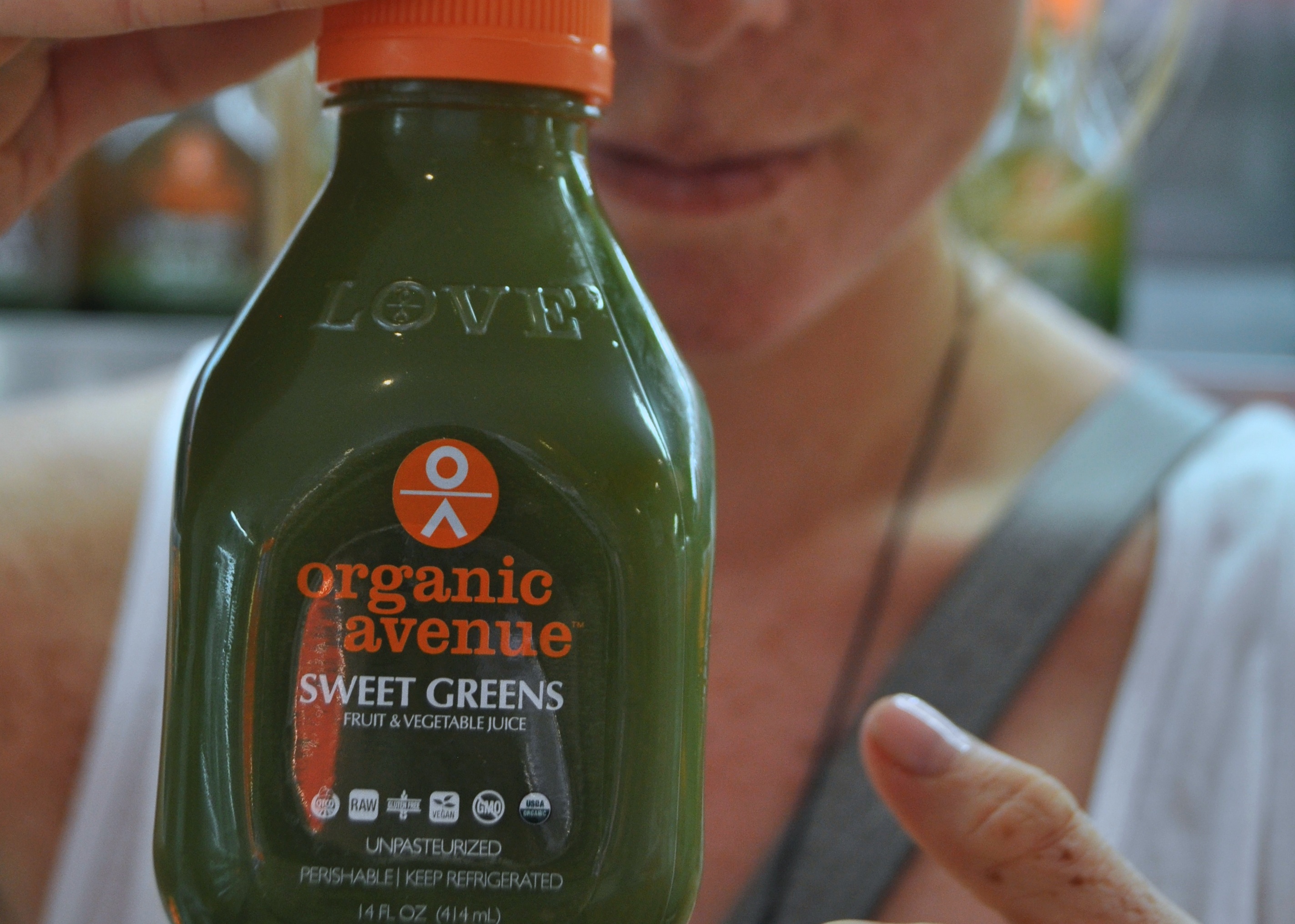 Alana at Organic Avenue Green Juice